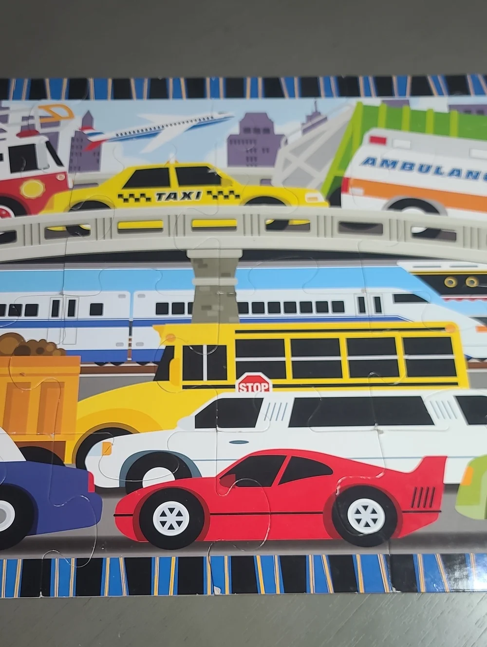 Set Of 2 Melissa & Doug  Large Floor Puzzles